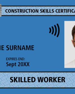 CSCS Blue Card (Blue Skilled Worker CSCS Card)